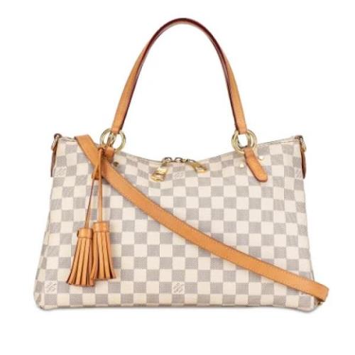 Pre-owned Canvas louis-vuitton-bags Louis Vuitton Vintage , White , Da...