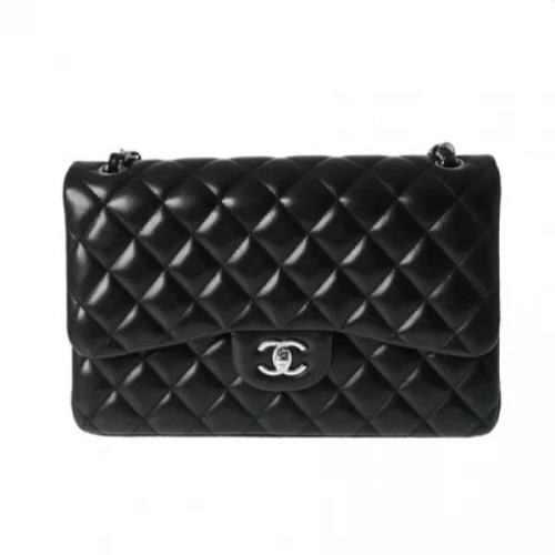 Pre-owned Leather chanel-bags Chanel Vintage , Black , Dames