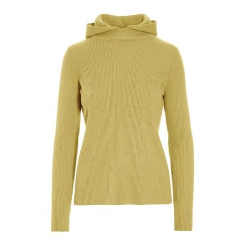 Geribbelde Hoodie Blouse Ancient Gold Bitte Kai Rand , Yellow , Dames