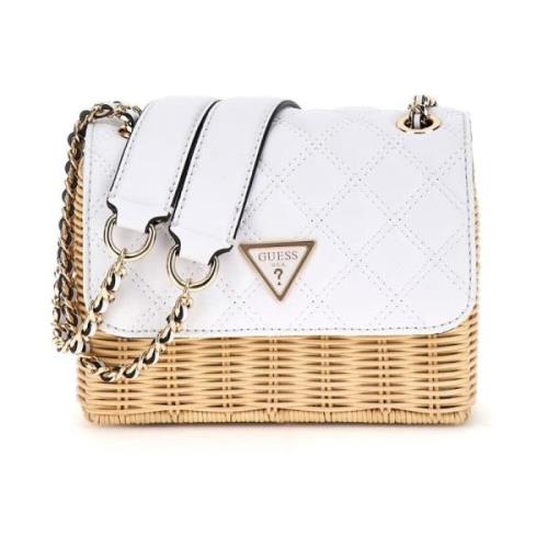 Mini stro crossbody tas Guess , White , Dames