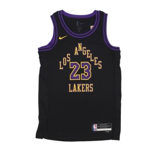 LeBron James NBA City Edition Tank Top Nike , Black , Heren