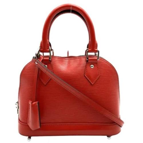 Pre-owned Leather louis-vuitton-bags Louis Vuitton Vintage , Red , Dam...