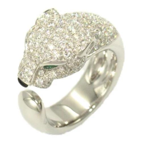 Pre-owned White Gold rings Cartier Vintage , Gray , Dames