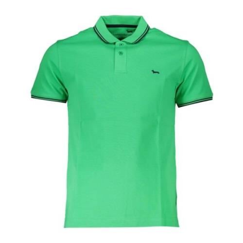 Groene Polo Met Korte Mouwen Harmont & Blaine , Green , Heren