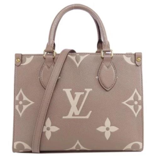 Pre-owned Canvas handbags Louis Vuitton Vintage , Gray , Dames