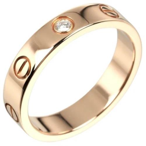 Pre-owned Rose Gold rings Cartier Vintage , Yellow , Dames