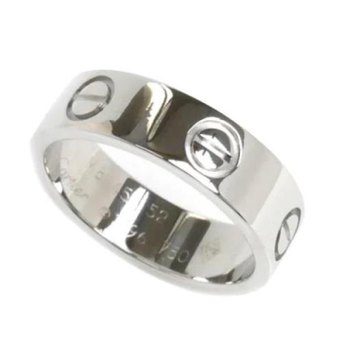 Pre-owned White Gold rings Cartier Vintage , Gray , Unisex