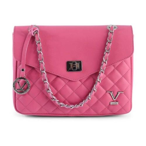 Leren Handtas in Sauvage Finish 19v69 Italia , Pink , Dames