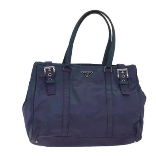 Pre-owned Fabric totes Prada Vintage , Purple , Dames