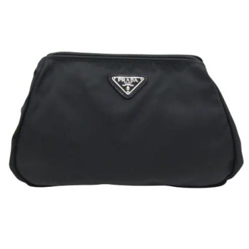 Pre-owned Fabric clutches Prada Vintage , Black , Dames