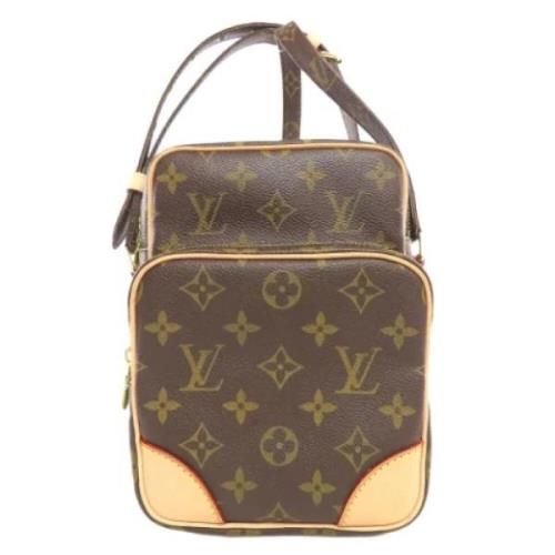 Pre-owned Canvas shoulder-bags Louis Vuitton Vintage , Brown , Dames