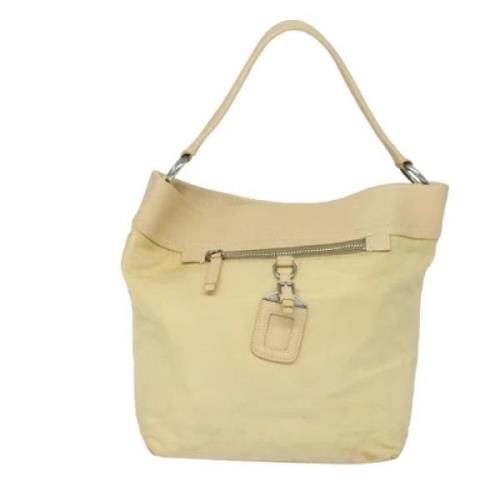 Pre-owned Fabric prada-bags Prada Vintage , Beige , Dames