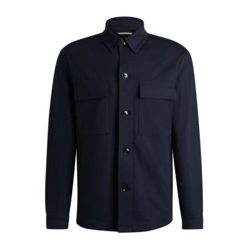 C-Carper OS Overshirt Hugo Boss , Blue , Heren