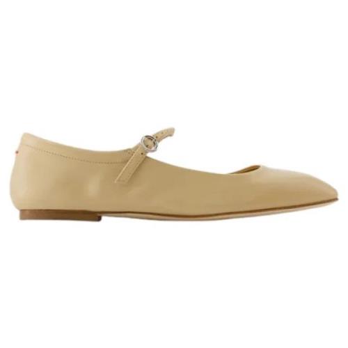 Leather flats aeyde , Beige , Dames