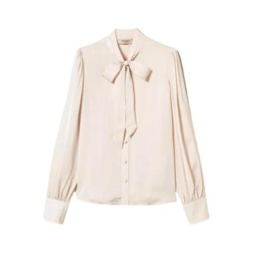 Basis Shirt Twinset , Beige , Dames