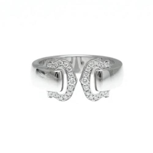 Pre-owned White Gold rings Cartier Vintage , Gray , Dames