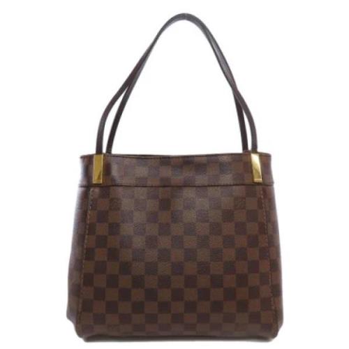 Pre-owned Fabric totes Louis Vuitton Vintage , Brown , Dames