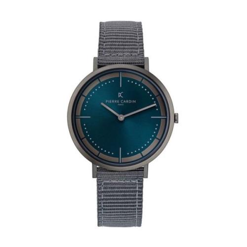 Gunmetal Heren Klassiek Horloge Pierre Cardin , Gray , Heren