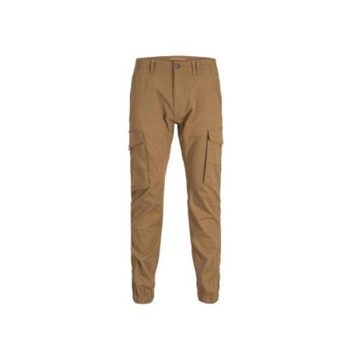 Cargo Broek Flake Stijl Jack & Jones , Brown , Heren