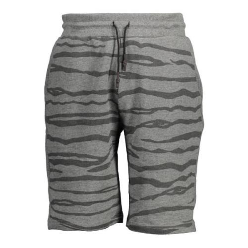 Sportieve Bermuda Shorts Grijs Heren Cavalli Class , Gray , Heren