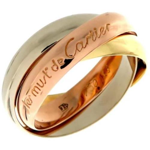 Pre-owned Yellow Gold rings Cartier Vintage , Yellow , Dames