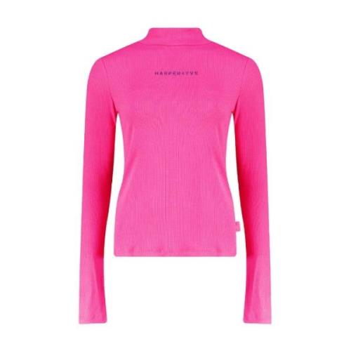 Lange Mouw Top Jane-Ls Harper & Yve , Pink , Dames