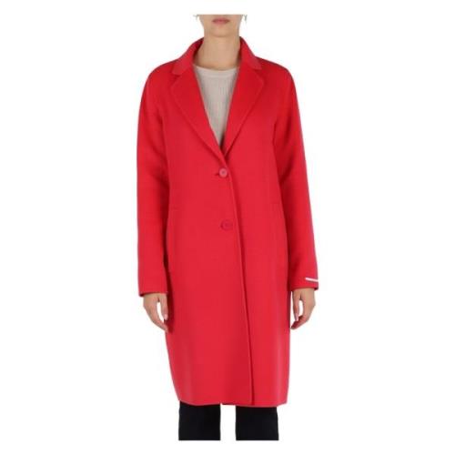 Stijlvolle Viscosemix Jas Emme DI Marella , Red , Dames