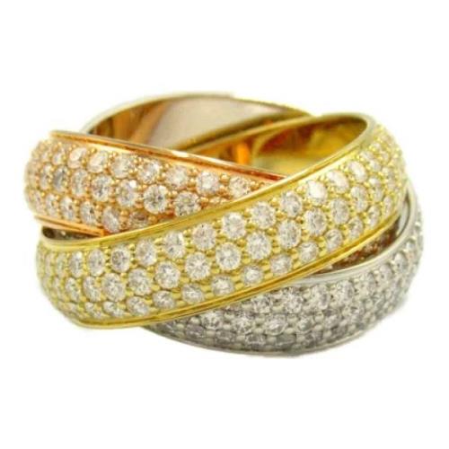 Pre-owned Yellow Gold rings Cartier Vintage , Yellow , Dames