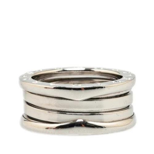 Pre-owned White Gold rings Bvlgari Vintage , Gray , Dames