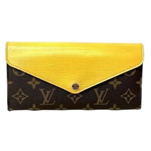 Pre-owned Canvas wallets Louis Vuitton Vintage , Brown , Dames