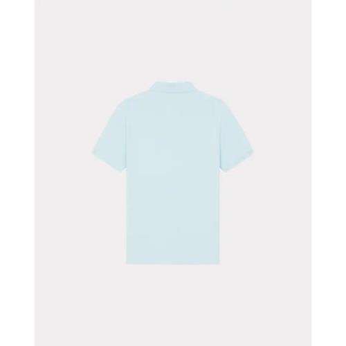 Geborduurd Bloemen Poloshirt Kenzo , Blue , Heren