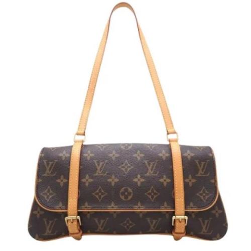 Pre-owned Canvas louis-vuitton-bags Louis Vuitton Vintage , Brown , Da...