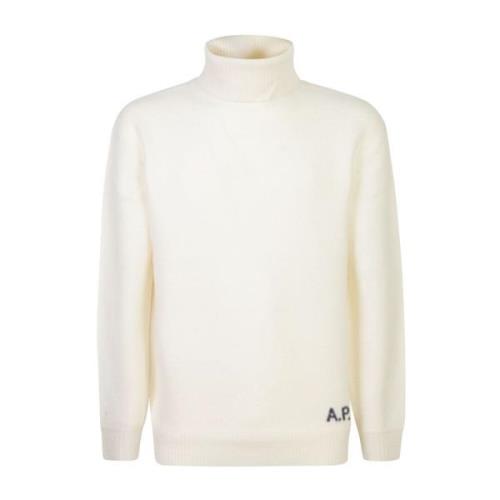 Beige Sweatshirt Aw24 Herenmode A.p.c. , Beige , Heren