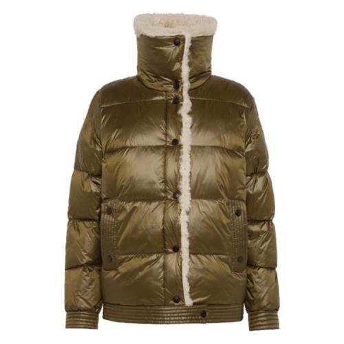 Ultra Licht Nylon Jack OOF Wear , Green , Dames