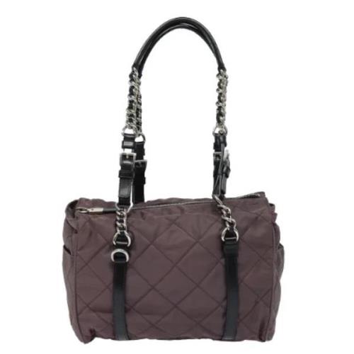 Pre-owned Fabric prada-bags Prada Vintage , Purple , Dames