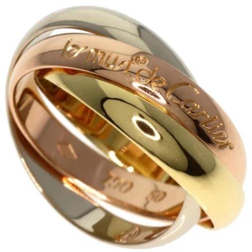 Pre-owned Yellow Gold rings Cartier Vintage , Yellow , Unisex