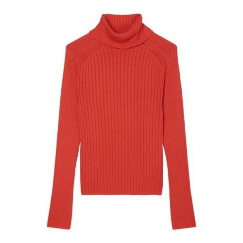 Geribbelde coltrui slank Marc O'Polo , Red , Dames