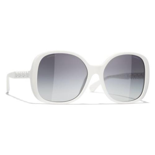 Grijze Gradient Zonnebril C716/S6 Chanel , White , Dames