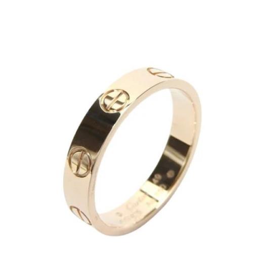 Pre-owned Rose Gold rings Cartier Vintage , Yellow , Dames