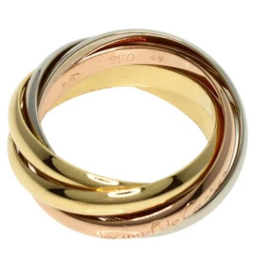 Pre-owned Yellow Gold rings Cartier Vintage , Yellow , Dames