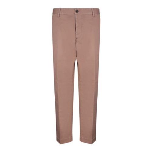 Bruine Wijde Broek Nine In The Morning , Brown , Heren