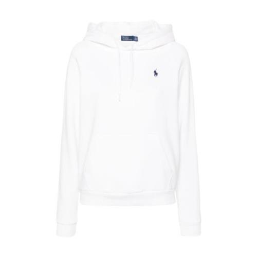 Lange Mouw Sweatshirt Wit Ralph Lauren , White , Dames