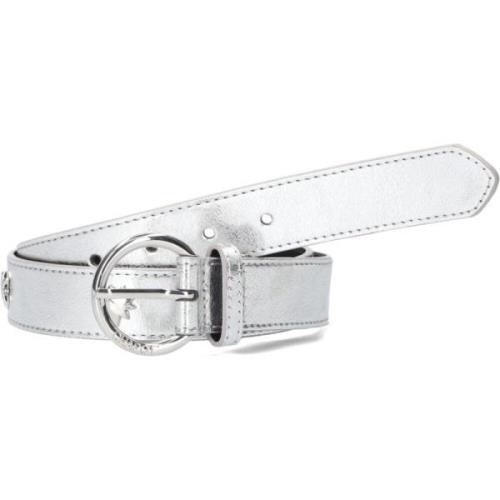 Zilveren Hammered Star Riem Fabienne Chapot , Gray , Dames