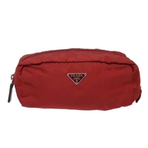 Pre-owned Fabric clutches Prada Vintage , Red , Dames