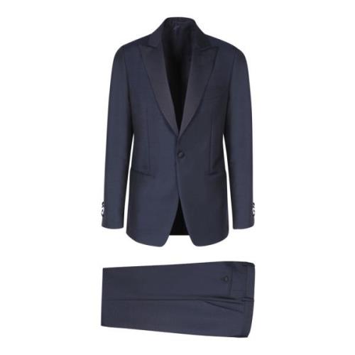 Blauw Pak Elegante Stijl Lardini , Blue , Heren