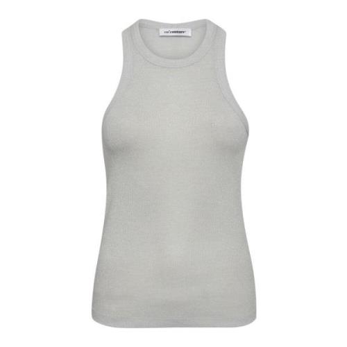 Glitter Tank Top Saharacc Stijl Co'Couture , Gray , Dames