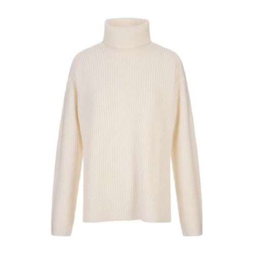 Witte Cashmere Coltrui P.a.r.o.s.h. , White , Dames