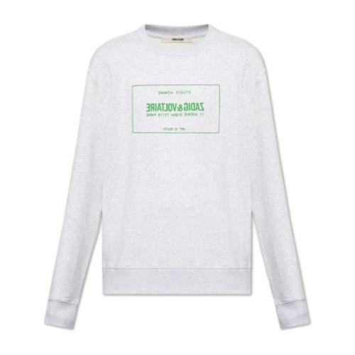 Sweatshirt Simba Insignia Zadig & Voltaire , Gray , Heren