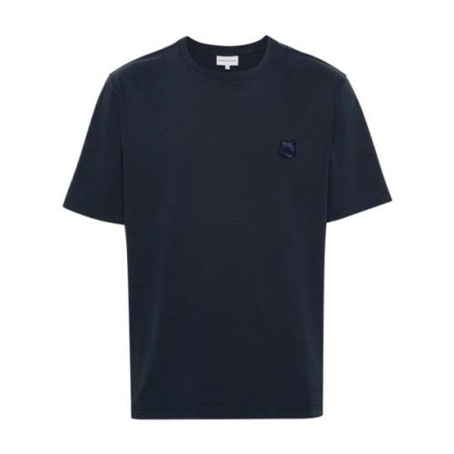 Fox Head Patch T-shirt Maison Kitsuné , Blue , Heren