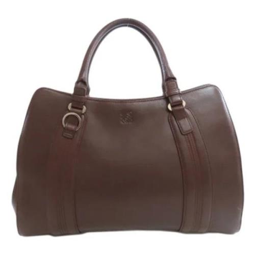 Pre-owned Leather totes Loewe Pre-owned , Brown , Dames